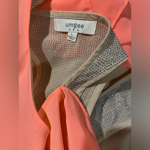 UMGEE Racer Back/Open Tie Back Delicate Top TOP - Picture 9 of 9